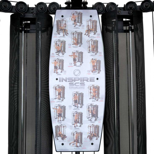 Многофункциональный силовой комплекс Inspire SCS Functional Trainer на базе Машины Смита с грузоблоками и турником