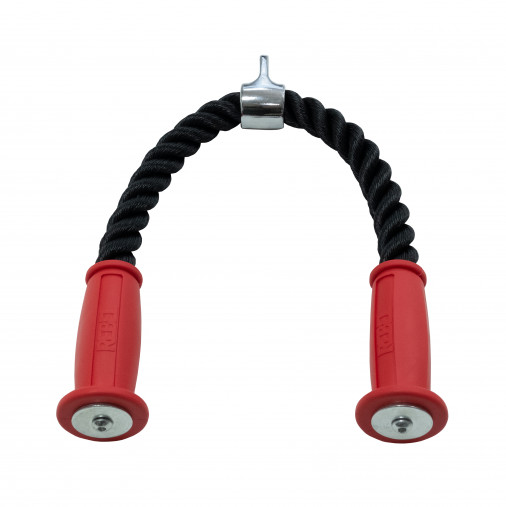 Гибкая тяга (канат) для трицепса двойная REBEL с резиновыми наконечниками Гибкая тяга (канат) для трицепса двойная REBEL с резиновыми наконечниками