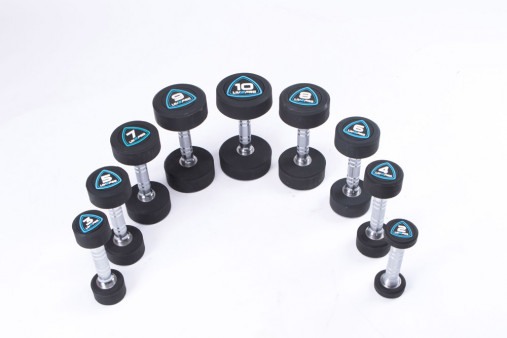 Гантели в уретане LIVEPRO Studio Dumbbells 1 кг, черный/синий Гантели в уретане LIVEPRO Studio Dumbbells 1 кг, черный/синий