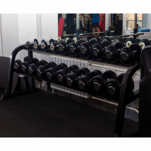 Гантельный ряд ZSO 2,5 кг - 25 кг (10 пар), шаг 2,5 кг, BASIC