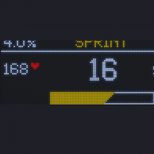 Беговая дорожка Matrix Endurance. Консоль Premium LED