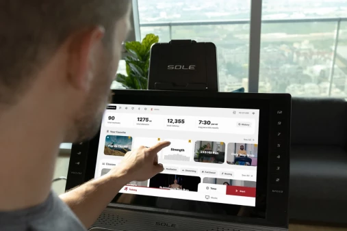 Беговая дорожка Sole F89 (21,5" TFT экран) с Z-образной рамой Беговая дорожка Sole F89 (21,5" TFT экран) с Z-образной рамой