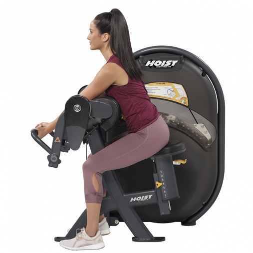 Силовой тренажер Бицепс сидя HOIST CL-3102 (матовый черный/черный) грузоблочный со встроенным стеком 91 кг Силовой тренажер Бицепс сидя HOIST CL-3102 (матовый черный/черный) грузоблочный со встроенным стеком 91 кг