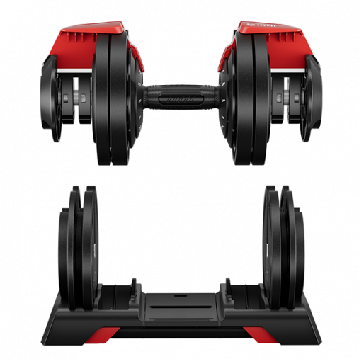 Регулируемая гантель HYFIT SINGLE 24 кг, (15 уровней от 2,5 до 24 кг) с перключением поворотом ручки Регулируемая гантель HYFIT SINGLE 24 кг, (15 уровней от 2,5 до 24 кг) с перключением поворотом ручки