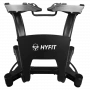 Стенд для регулируемых гантелей HYFIT для хранения пары гантелей весом 16 кг, 24 кг или 40 кг.