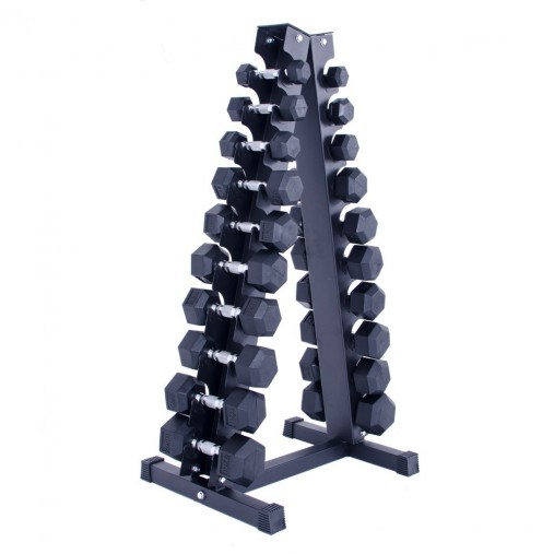 Стойка OFT для 10 пар гексагональных гантелей "Елочка" FT-Y10 Стойка OFT для 10 пар гексагональных гантелей "Елочка" FT-Y10