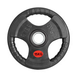 Диск 51 мм. обрезиненный 15 кг. VictoryFit Диск 51 мм. обрезиненный 15 кг. VictoryFit