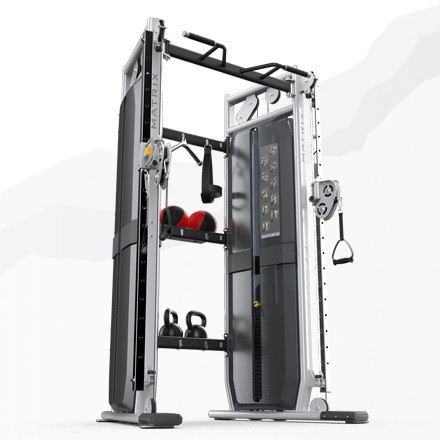 Грузоблочный тренажер Двойная регулируемая тяга MATRIX VS-VFT + VS-FTS30 Функциональный тренажер ДРТ с полками для аксессуаров Versa Грузоблочный тренажер Двойная регулируемая тяга MATRIX VS-VFT + VS-FTS30 Функциональный тренажер ДРТ с полками для аксессуаров Versa