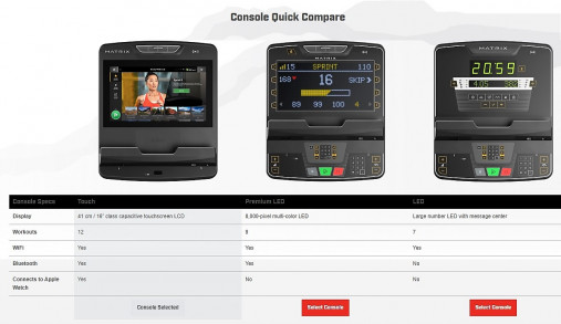 Эллиптический тренажер с изменяющимся углом наклона и длиной шага Matrix Performance Ascent Trainer с консолью Touch