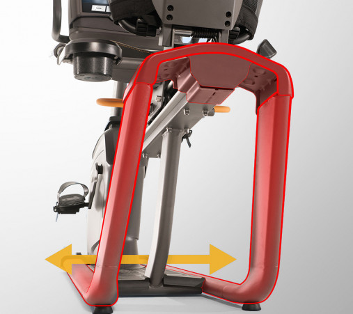 Горизонтальный элитный велоэргометр Matrix R50XIR с большим сенсорным дисплеем