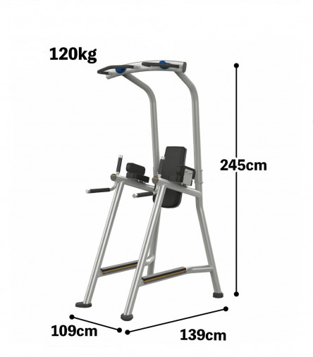 Турник-Пресс-Брусья MATRIX Magnum MG-A63C (цвет: черный)