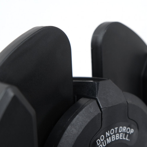 Пара гантелей с регулировкой веса Liveup LS2315 (5-40 кг) на подставке Пара гантелей с регулировкой веса Liveup LS2315 (5-40 кг) на подставке