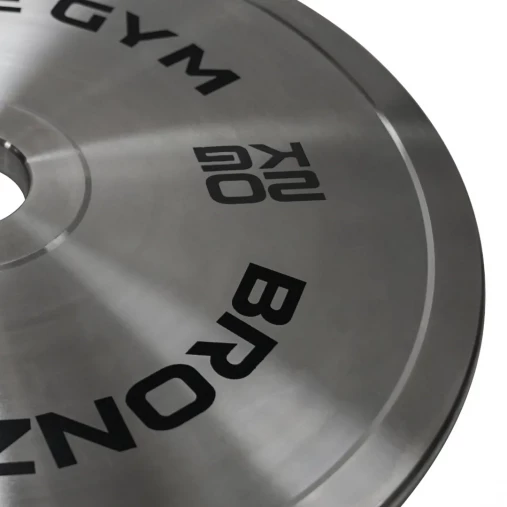 Диск олимпийский BRONZE GYM стальной 20кг хромированный 51мм