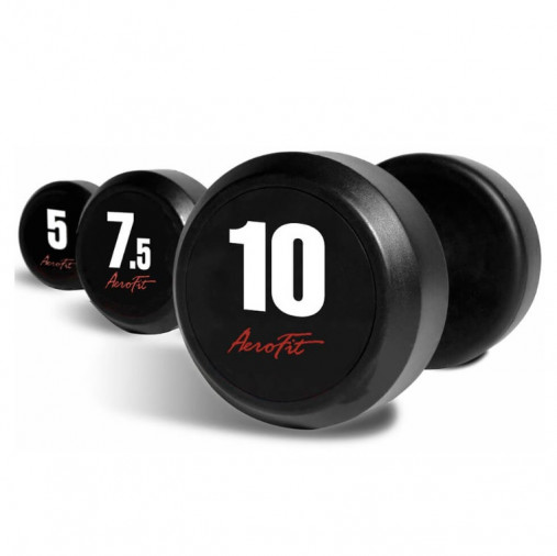 Набор обрезиненных гантелей AFDB52.5-60 AeroFit Набор обрезиненных гантелей AFDB52.5-60 AeroFit