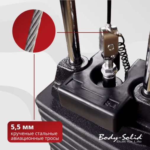 Баттерфляй Body-Solid Pro-Dual DPEC_SF Тренажер грузоблочный для тренировки грудных и дельтовидных мышц Баттерфляй Body-Solid Pro-Dual DPEC_SF Тренажер грузоблочный для тренировки грудных и дельтовидных мышц