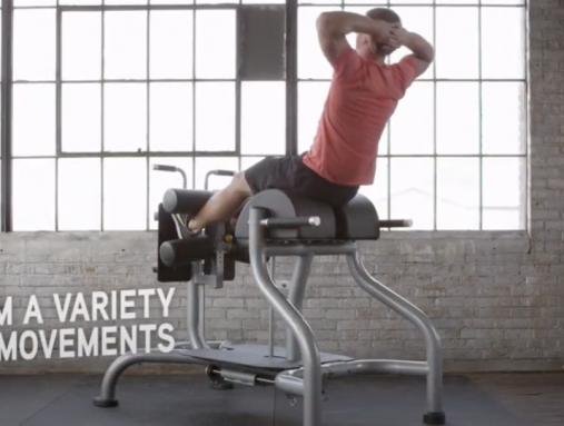 Скамья для ягодиц и бедер MATRIX Magnum MG-A96 BLACK MATTE (GHD) Glute Ham Bench