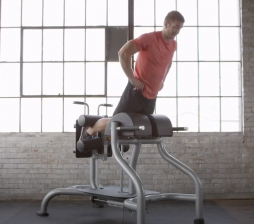 Скамья для ягодиц и бедер MATRIX Magnum MG-A96 BLACK MATTE (GHD) Glute Ham Bench