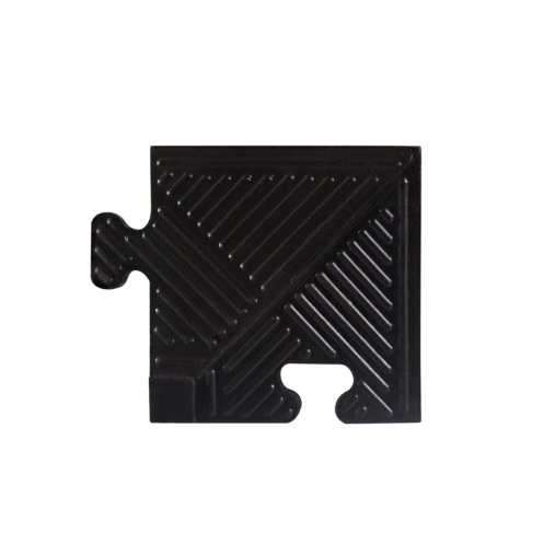 Уголок для черного резинового бордюра MB Barbell толщиной 20 мм Уголок для черного резинового бордюра MB Barbell толщиной 20 мм