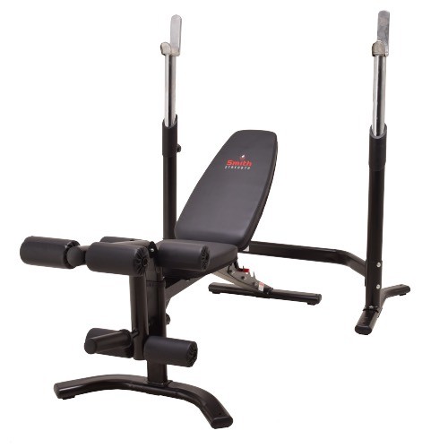 Многофункциональная силовая скамья со стойками под штангу Smith Strength WB270
