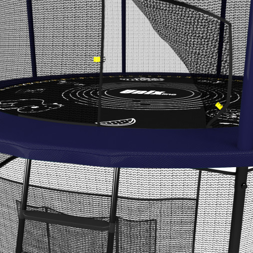 Батут пружинный с защитной сеткой UNIX line SUPREME GAME 16ft (синий) + баскетбольный набор Батут пружинный с защитной сеткой UNIX line SUPREME GAME 16ft (синий) + баскетбольный набор