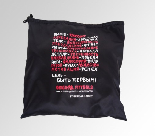 Набор эспандеров трубчатых (6 шт.) и аксессуаров в сумке Original Fit.Tools