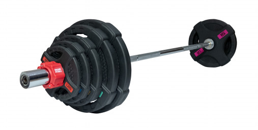 Штанга олимпийская наборная 90 кг OFT (диски 50 мм с двумя хватами (2hgp), гриф олимп. хром. 220 см) Штанга олимпийская наборная 90 кг OFT (диски 50 мм с двумя хватами (2hgp), гриф олимп. хром. 220 см)