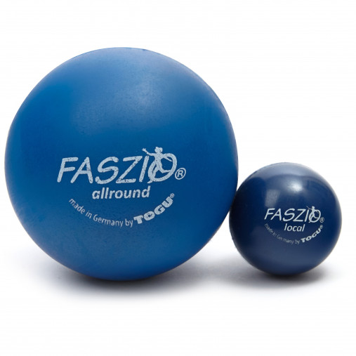 Массажный мяч TOGU Faszio Ball local 4 см, синий Массажный мяч TOGU Faszio Ball local 4 см, синий