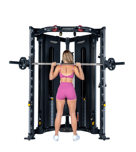 Домашний комплекс для функциональных тренировок HOIST H-8, черный матовый, стек 68 кг х 2 Домашний комплекс для функциональных тренировок HOIST H-8, черный матовый, стек 68 кг х 2