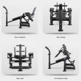 BRONZE GYM PL-1720 Пресс-скамья