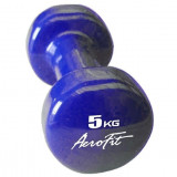 Aerofit AFVD5 (AFVD107-5KG) Гантель в виниловой оболочке 5 кг, синий Aerofit AFVD5 (AFVD107-5KG) Гантель в виниловой оболочке 5 кг, синий