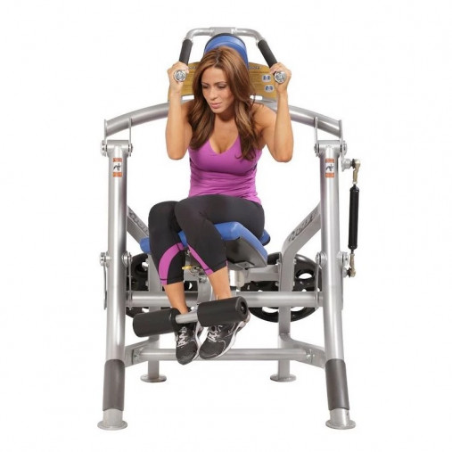 Пресс нагружаемый дисками HOIST ROC-IT RPL-5601 ABDOMINALS (цвет рамы: серебряный, обивка: черная)