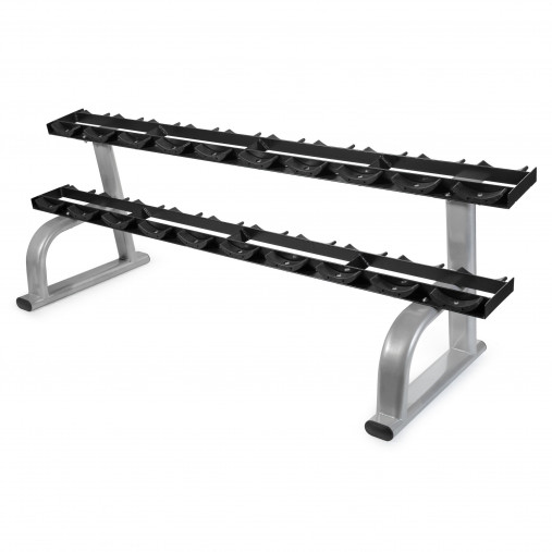 Стойка для гантелей на 10 пар VictoryFit VF-D4023 двухрядная